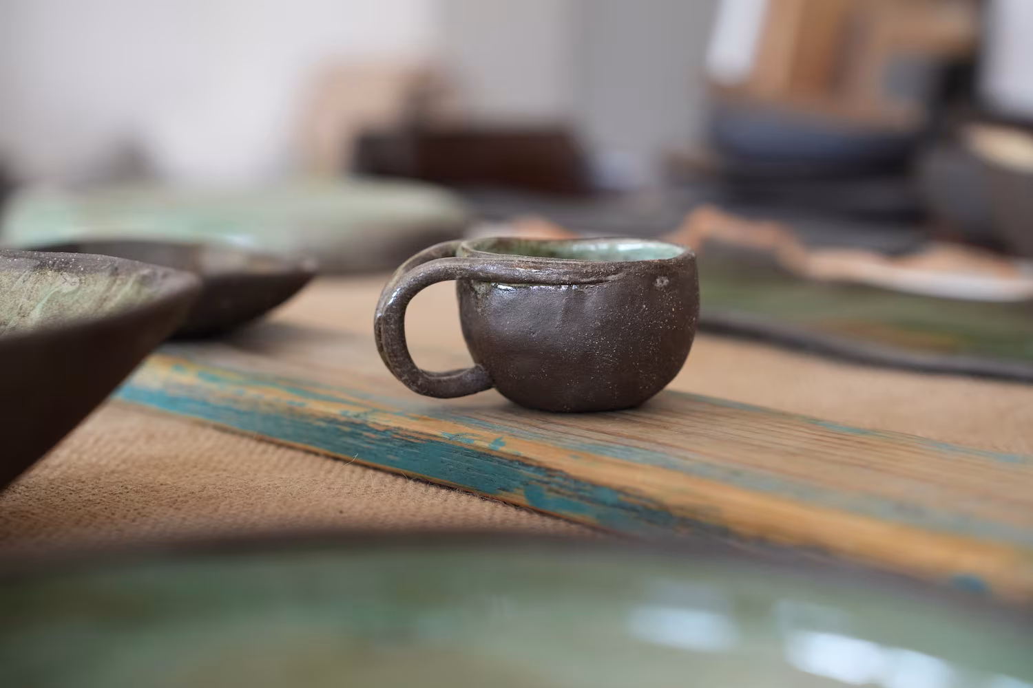 Ferarts El Yapımı Yeşim Fincan Ferarts El Yapımı Yeşim Fincan